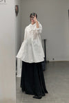 Marc le bihan double -neck shirt 2630 white